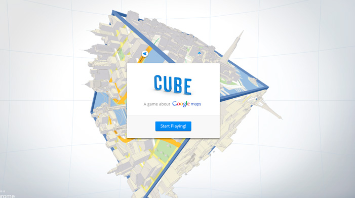 Cube ( 25 Animated home page web design examples )